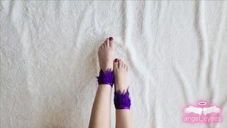 Sexy beautiful girl Feet fetish part 16