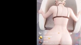 MERCY HARD ANAL FUCKED ON INSTAGRAM LIVESTREAM | HOTTEST OVERWATCH HENTAI ANIMATION 4K 60FPS