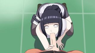 TRAINING WITH HINATA - RECEIVING A BLOWJOB FROM HINATA - KUNOICHI TRAINER