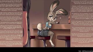 ASMR Judy Hopps Loves Your Masculine Alpha Scent In a Zootopia Bar