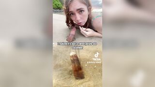 Nature Girl Sucks Cock (wait for it)