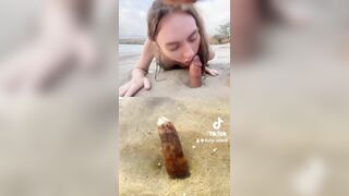 Nature Girl Sucks Cock (wait for it)