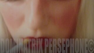 Dominatrix Persephone masturbation POV