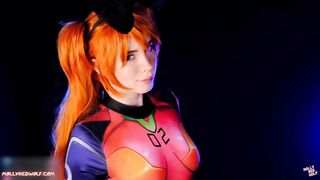 Sloppy Blowjob and Pussy Creampie. Evangelion Asuka Langley - Mollyredwolf