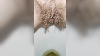 Piss and fart in the toilet