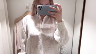 sexy transparent clothes try on haul