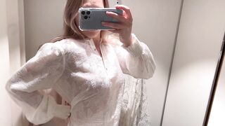 sexy transparent clothes try on haul