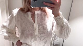 sexy transparent clothes try on haul