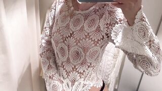 sexy transparent clothes try on haul