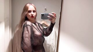 sexy transparent clothes try on haul