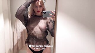 sexy transparent clothes try on haul