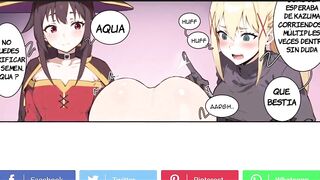 Fucking Aqua from Konosuba for an outstanding debt - Konosuba Hentai Manga