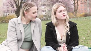 Ersties - Nina C und Emma K haben Analsex mit einem Strapon.