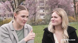 Ersties - Nina C und Emma K haben Analsex mit einem Strapon.