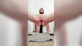 Balls Deep Massive dildo riding [FULL VIDEO]