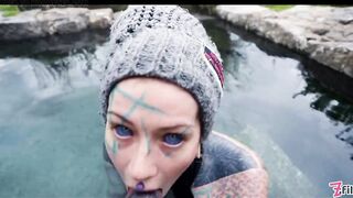 Hot spring anal outdoor fuck with Anuskatzz