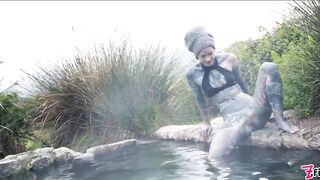 Hot spring anal outdoor fuck with Anuskatzz