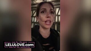 Babe records selfies at her first Halloween Horror Night HHN night at Universal Studios w/ cosplay costume makeup - Lelu Love