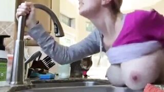 Fucking Friends Wife in Kitchen