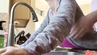 Fucking Friends Wife in Kitchen