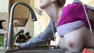 Fucking Friends Wife in Kitchen