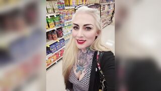 Naughty Upskirt POV at the Grocery Store!