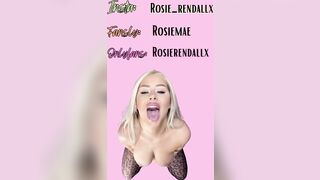 Rosie rendall blow job joi