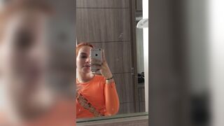 I make a horny video for my lover showing my tits