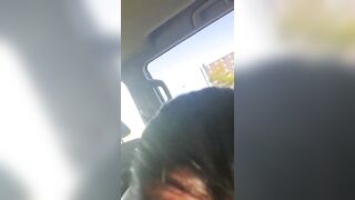 Mature Chinese Slut NJ giving BJ in back seat of car