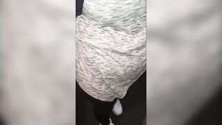 Srep Mom in Black Leggings Risky Public Fuck with Pakistan Step Son