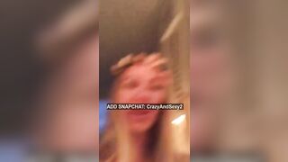 HORNY SNAPCHAT MILF POV HANDJOB WITH a CUM ON TITS - ANAL