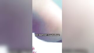 POV TWERKING AND PUSSY FINGERING ON SNAPCHAT BY HORNY TEEN