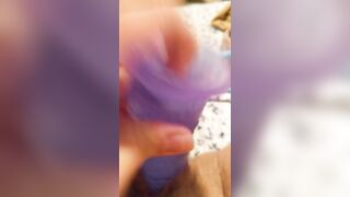 Close-up POV Dildo Fuck: Loud and Messy