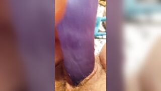 Close-up POV Dildo Fuck: Loud and Messy