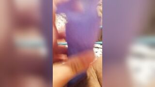 Close-up POV Dildo Fuck: Loud and Messy