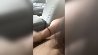 Backseat blowjob