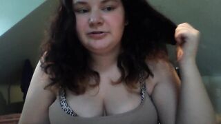 Chubby Teen Girl Skypes you and wants to Watch you Jerk off